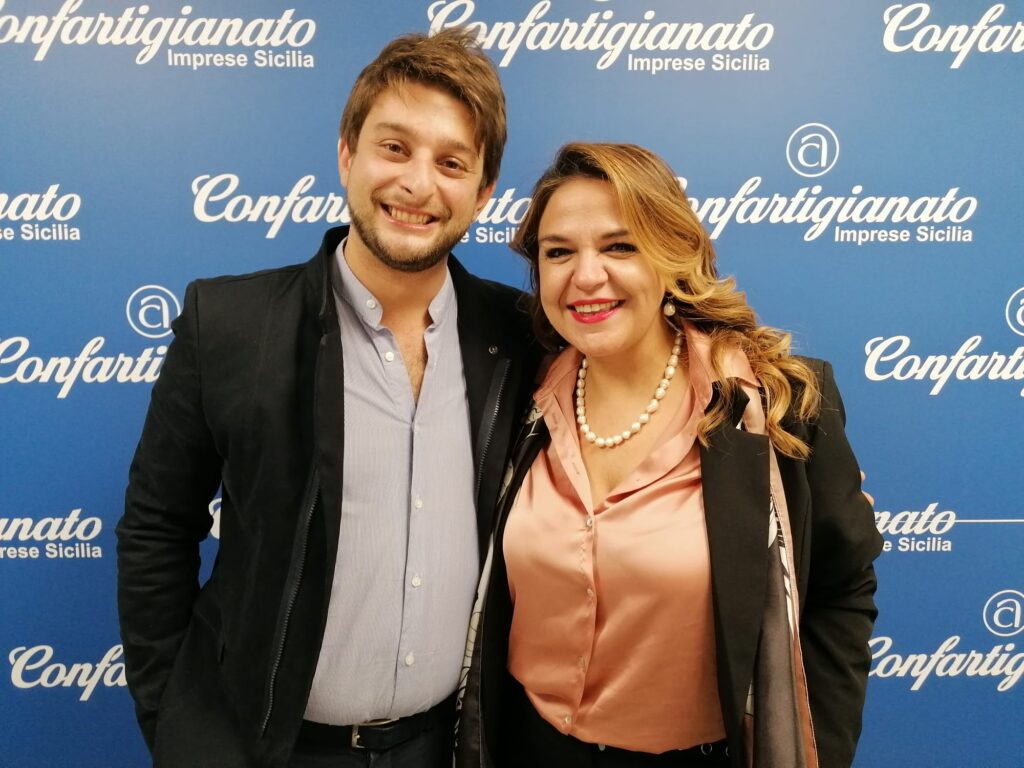 Francesco Coco e Vincenza Scala, presidente e vice presidente panificatori