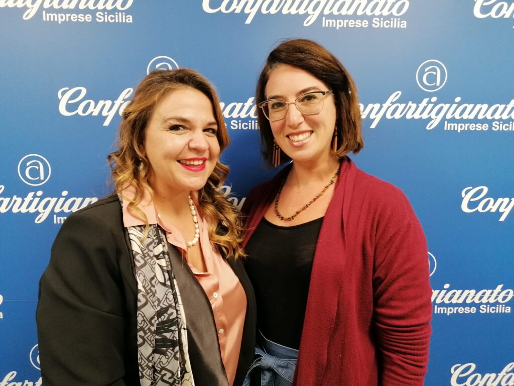Qui con Laura Bargione, vice presidente agroalimentare